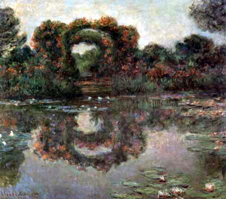 Claude Oscar Monet - Les Arceaux fleuris, Giverny