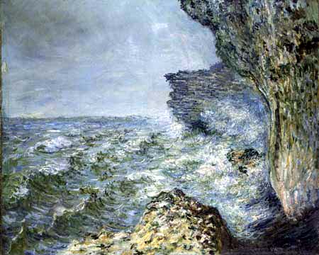 Claude Oscar Monet - Das Meer bei Fécamp