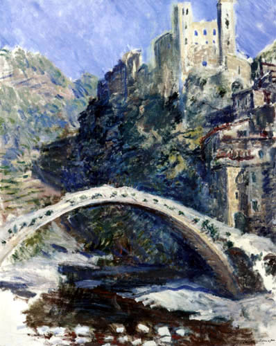 Claude Oscar Monet - Die Burg von Dolceaqua