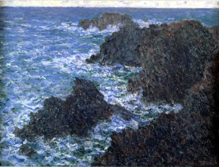 Claude Oscar Monet - Felsen von Belle-Ile, Cote Sauvage