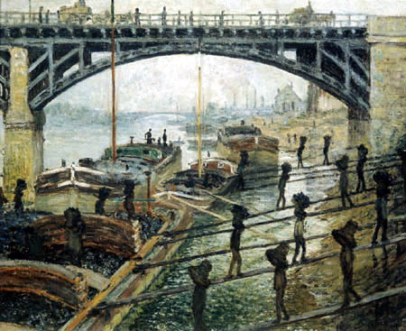 Claude Oscar Monet - Die Kohlenträger