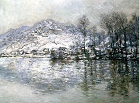 Claude Oscar Monet - Die Seine im Winter bei Port-Villez