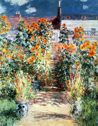 Claude Oscar Monet - Die Stufen in Vetheuil