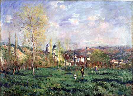 Claude Oscar Monet - Frühling in Vétheuil