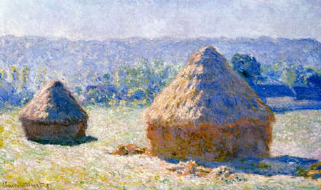 Claude Oscar Monet - Heuhaufen, Giverny Sommerende