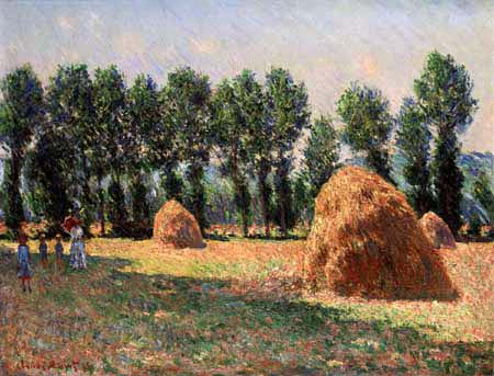 Claude Oscar Monet - Heuhaufen bei Giverny