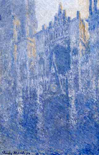 Claude Oscar Monet - Kathedrale von Rouen, das Portal im Frühnebel