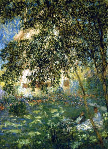 Claude Oscar Monet - Pause im Garten, Argenteuil