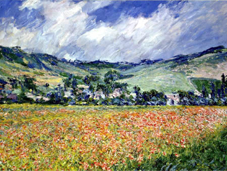 Claude Oscar Monet - Mohnfelder, Giverny