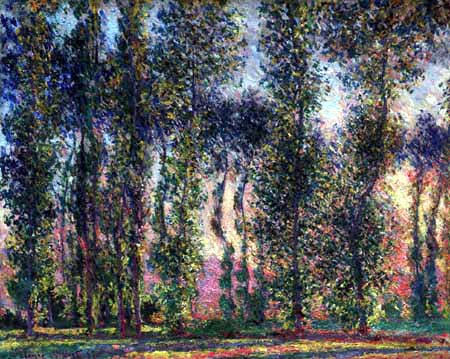 Claude Oscar Monet - Pappeln in Giverny