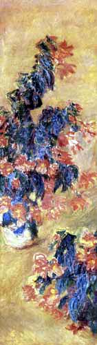 Claude Oscar Monet - Türvertäfeliung Salon Durand-Ruel: Rote Azaleen im Blumentopf