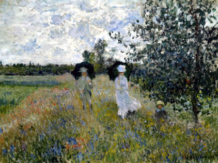Claude Oscar Monet - Spaziergang bei Argenteuil