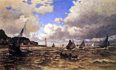Claude Oscar Monet - El Sena en Honfleur