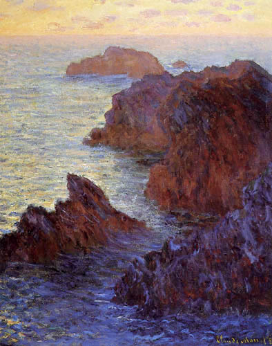 Claude Oscar Monet - Felsen bei Port-Goulphar
