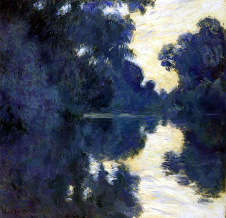 Claude Oscar Monet - Vormittag an der Seine