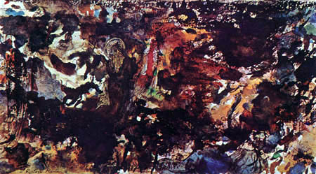 Gustave Moreau - La tentation de l' Saint Antonio