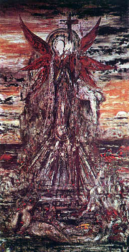 Gustave Moreau - La lyres rouge