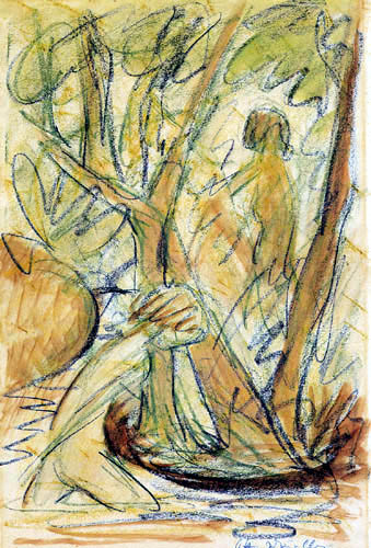 Otto Mueller - Zwei Mädchen im Walde