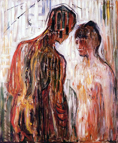 Edvard Munch - Cupidon et Psyché