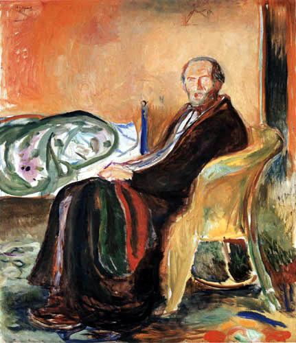 Edvard Munch - Selbstporträt nach der Grippe