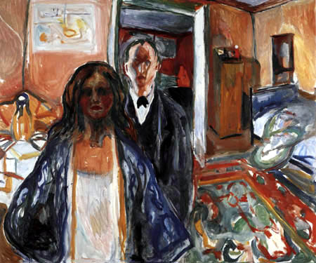Edvard Munch - The artist and his model I