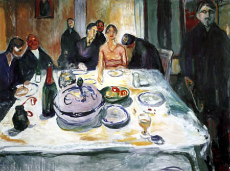 Edvard Munch - La boda de la bohemia I