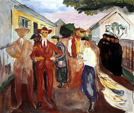 Edvard Munch - La escisión de Fausto