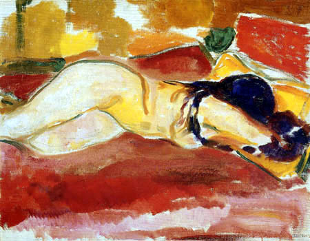 Edvard Munch - Liegender weiblicher Akt