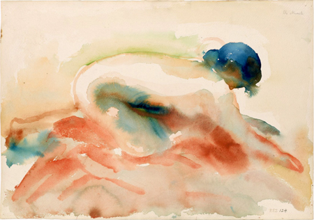 Edvard Munch - Akt kniend