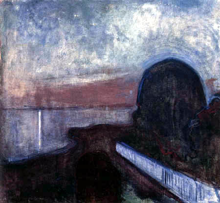 Edvard Munch - Nuit étoilée
