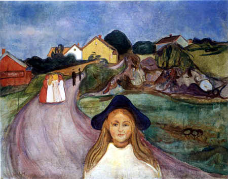 Edvard Munch - Rue en Åsgårdstrand