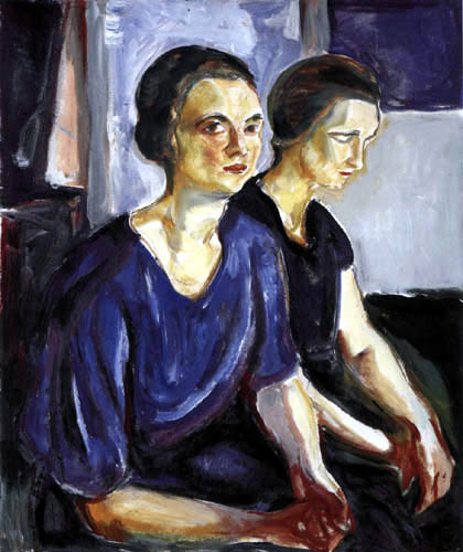 Edvard Munch - Hildur et Bergljot Christensen