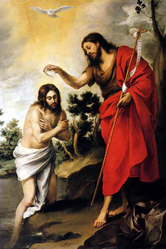 Bartolomé Esteban Murillo (Pérez) - The Baptism of Christ