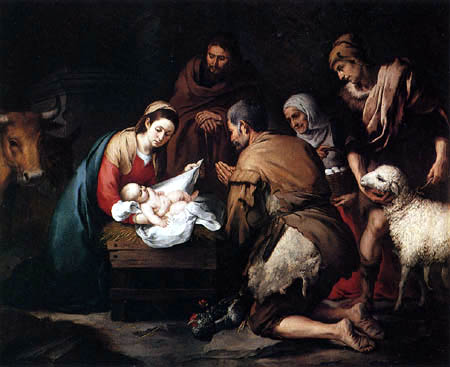 Bartolomé Esteban Murillo (Pérez) - Adoration of the Shepherds
