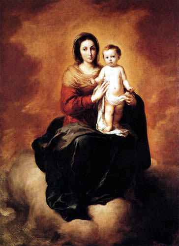 Bartolomé Esteban Murillo (Pérez) - Virgin and Child