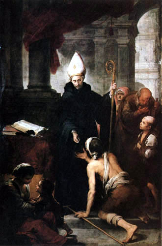 Bartolomé Esteban Murillo (Pérez) - St. Thomas of Villanueva