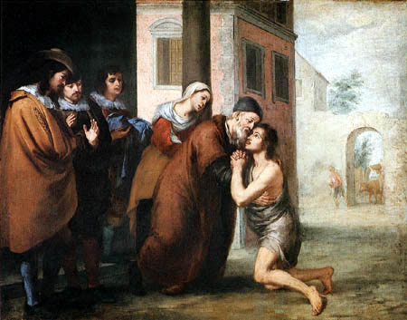 Bartolomé Esteban Murillo (Pérez) - The Return of the Prodigal Son