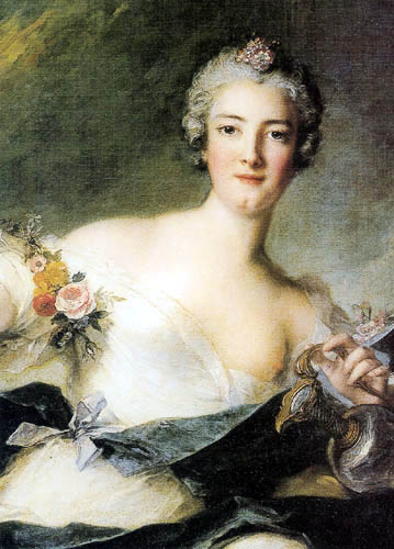 Jean-Marc Nattier the Younger - Duchess de Chaulnes en Hébé
