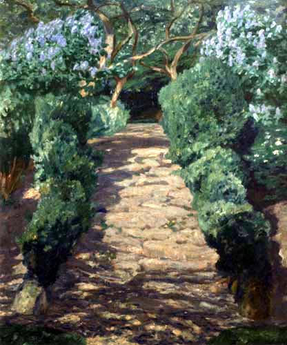 Fritz Overbeck - La escalera de jardín
