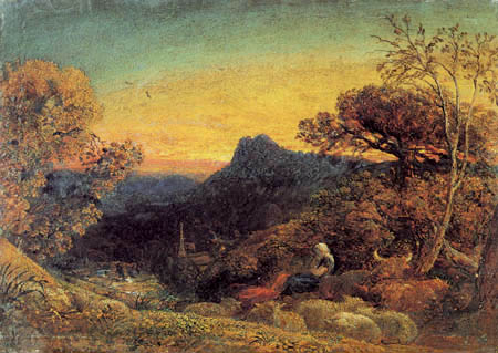 Samuel Palmer - Landscape - Twilight