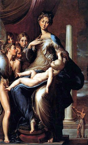 Il  Parmigianino (Girolamo Francesco M. Mazzola) - The Madonna with the long neck