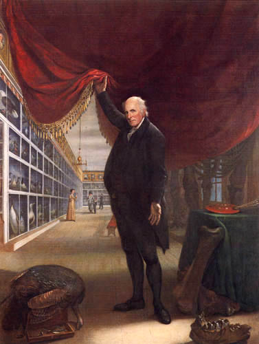 Charles Willson Peale - The artist in its museum