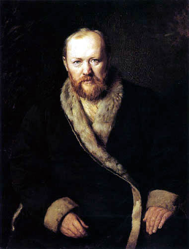 Wassili Perow - Portrait of A. N. Ostrowskij