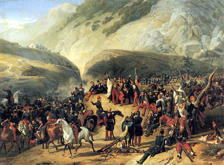 Leon Jean Basile Perrault - The attack on the col of Mouzaia