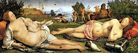 Piero di Cosimo (Piero di Lorenzo) - Venus, Mars and Cupido