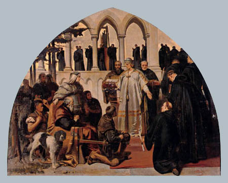 Karl T. von Piloty - Gründung des Klosters Ettal