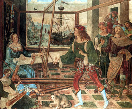 Pinturicchio (Bernardino di Betto) - Szenen aus der Odyssee