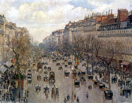 Camille Pissarro - Boulevard Montmartre am Nachmittag