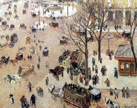 Camille Pissarro - Place du Théâtre Français