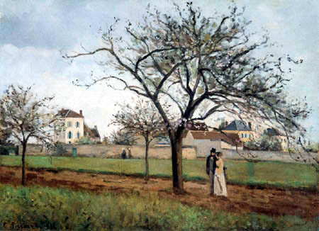 Camille Pissarro - Das Haus von Père Callien, Pontoise